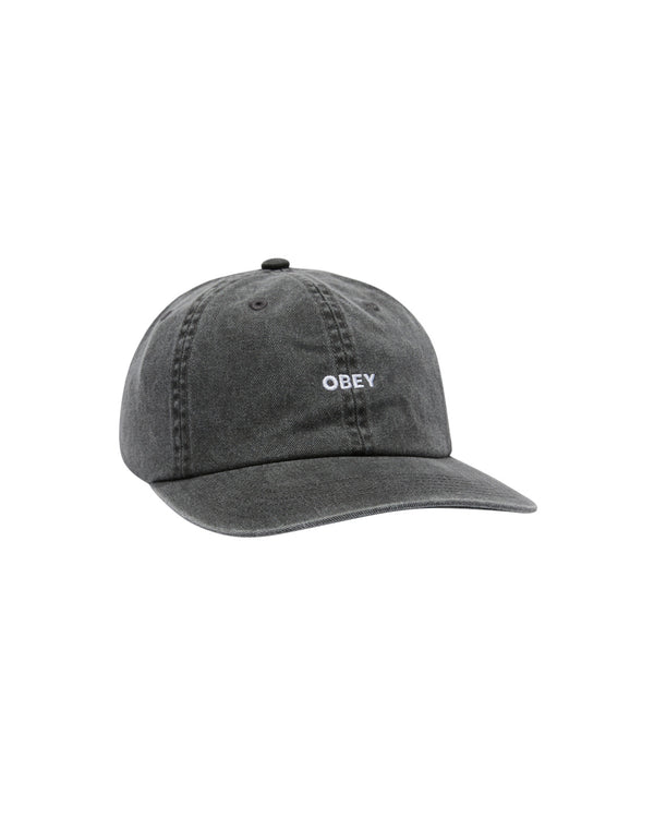 Koop de Obey Pigment bold 6 panel strapback Pigment black veilig en snel bij Revert 95 online of kom hem passen in de winkel in Haarlem.