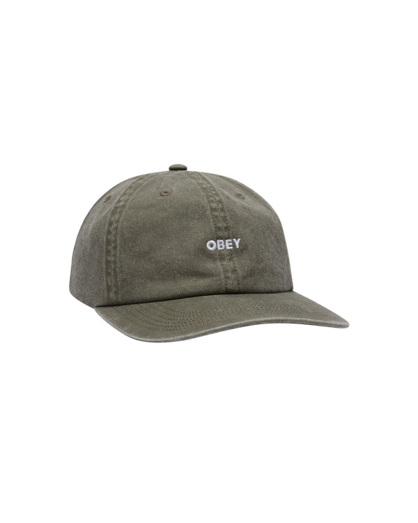 Koop de Obey Pigment bold 6 panel strapback Pigment olive veilig en snel bij Revert 95 online of kom hem passen in de winkel in Haarlem.