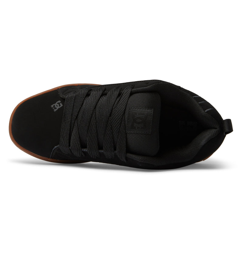 Shop de DC Shoes Court graffik Black Gum snel en veilig online of kom gezellig langs bij Revert 95 in Haarlem.