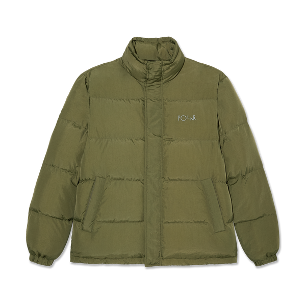 Shop de Polar Skate Co Basic Puffer in Black of Army Green snel en veilig online bij Revert 95 of kom gezellig langs in de winkel in Haarlem.