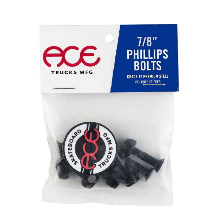 Bestel de ACE Bolts Phillips 7/8 Inch snel, gemakkelijk en veilig bij Revert 95. Check onze website voor de gehele ACE collectie of kom gezellig langs bij onze winkel in Haarlem.