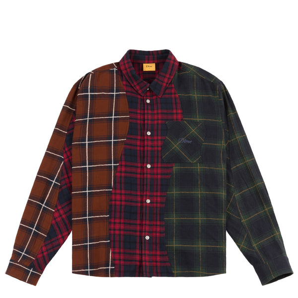 Shop het Dime Mtl Triple Plaid Shirt veilig en snel bij Revert 95 online of kom gezellig langs in de winkel in Haarlem