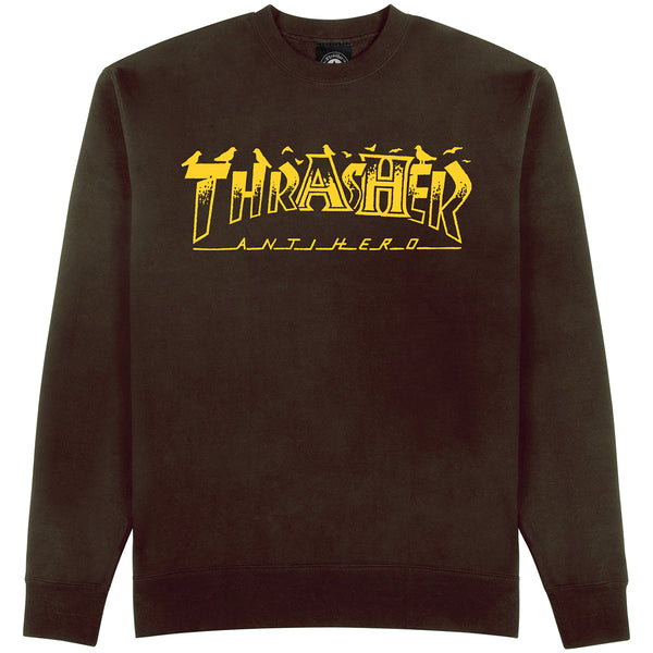 Bestel de Thrasher Pigeon Mag Crewneck snel, gemakkelijk en veilig bij Revert 95. Check onze website voor de gehele Thrasher collectie of kom gezellig langs bij onze winkel in Haarlem.