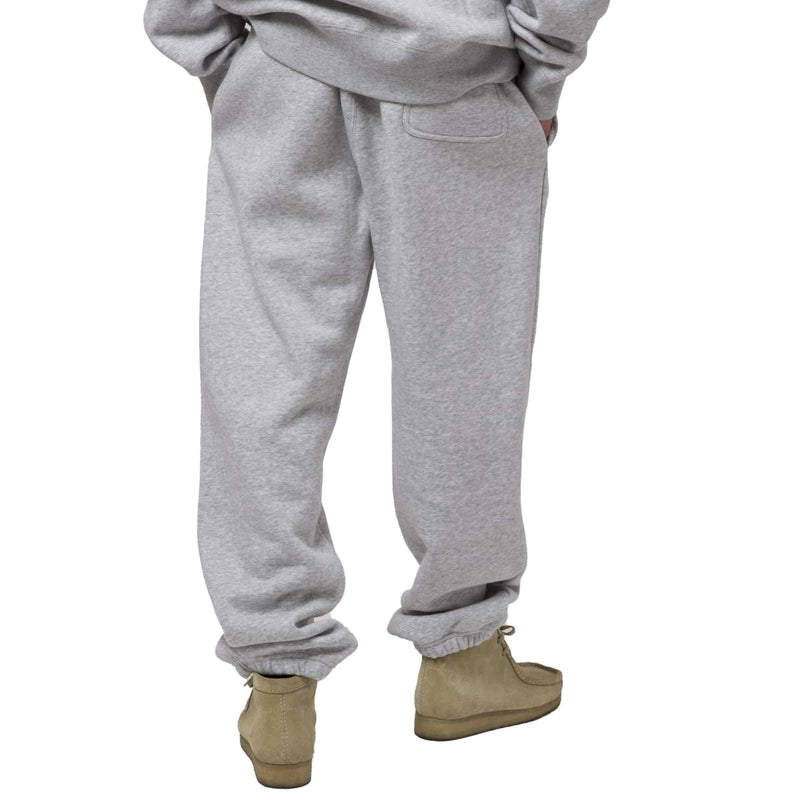 HUF X PLAYBOY RABBIT HEAD FLEECE PANT Grey Heather achterkant grijze joggingbroek  Revert95.com