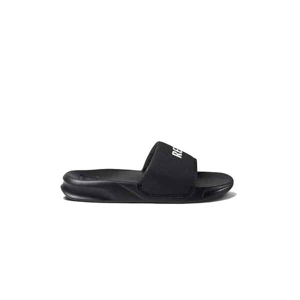 Bestel de Reef KIDS ONE SLIDE REEF BLACK/WHITE veilig, gemakkelijk en snel bij Revert 95. Check onze website voor de gehele Reef collectie, of kom gezellig langs bij onze winkel in Haarlem.